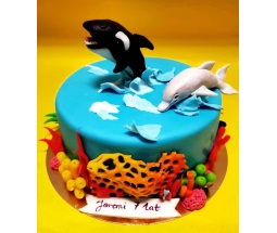 Tort Urodzinowy Delfiny