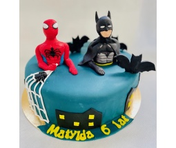 .Tort dla dzieci Batman i Spiderman