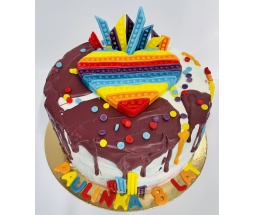 .Tort dla dzieci Pop It