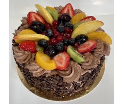 Tort klasyczny nr.5 "czekoladowy z owocami"